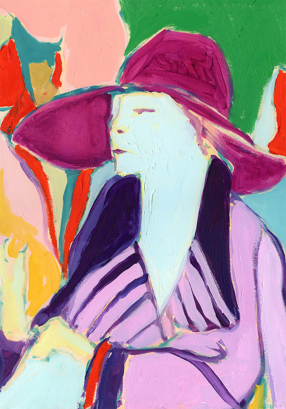 Lady and her hat