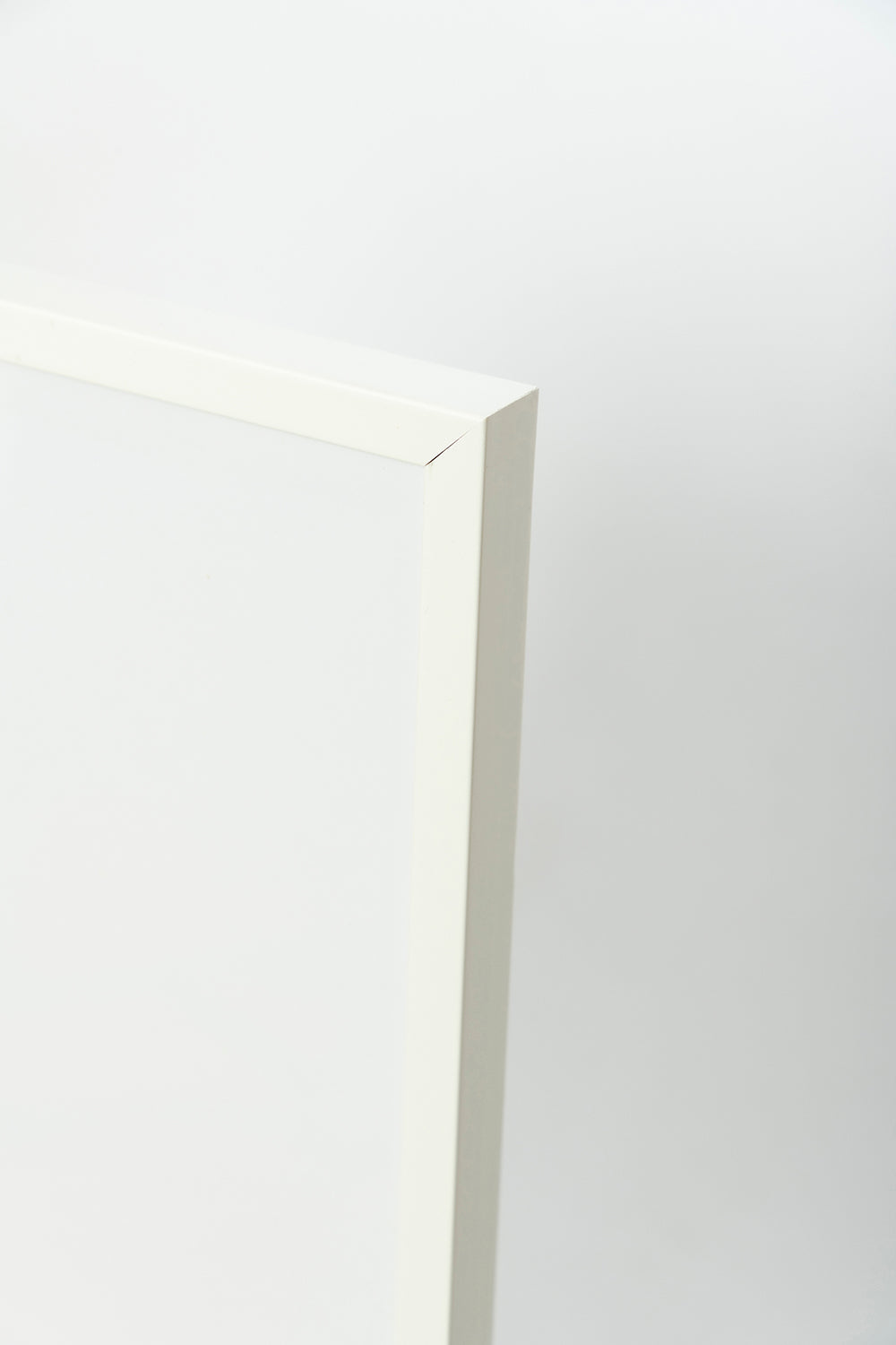 White Frame with Plexiglass