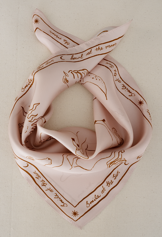 Strawberries and milk scarf