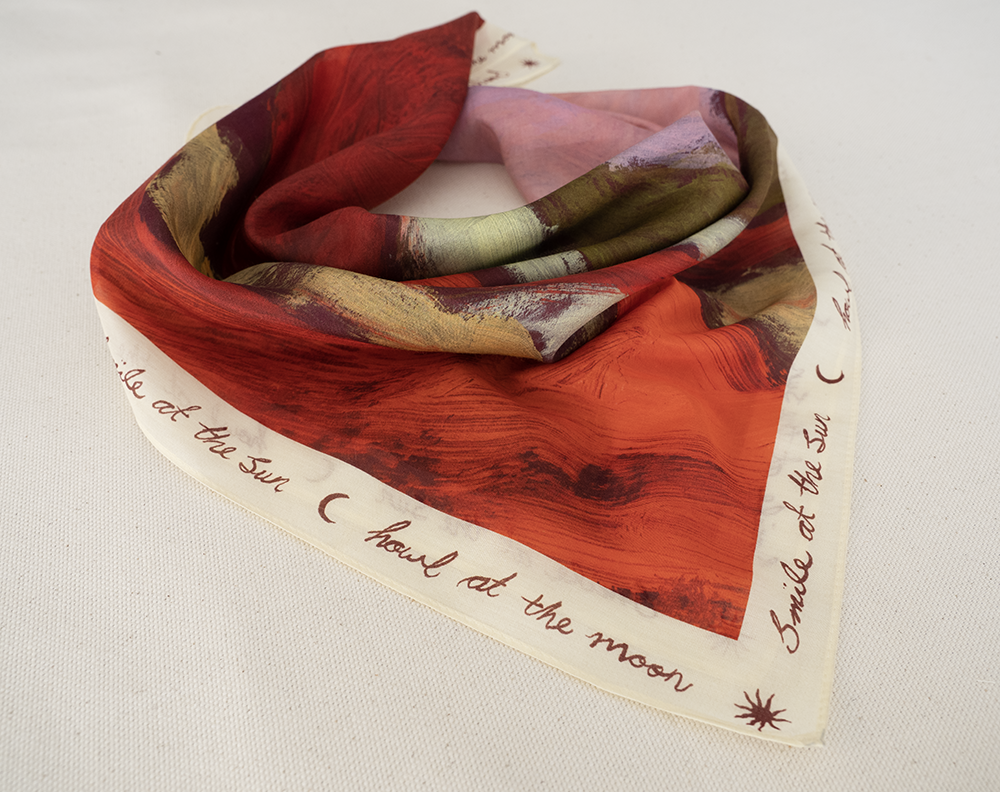 Red Sky at night limited edition scarf