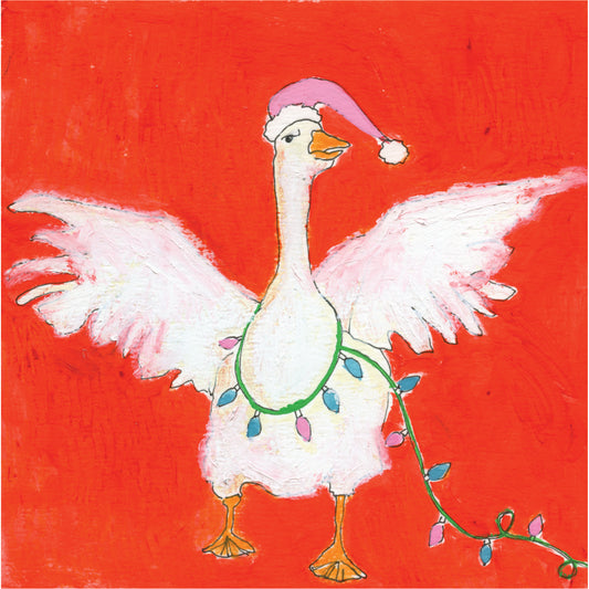 Goose Christmas Card