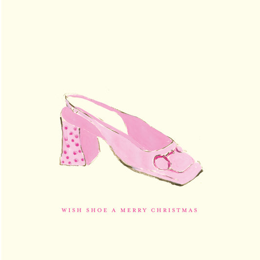 Wish Shoe a Merry Christmas Card