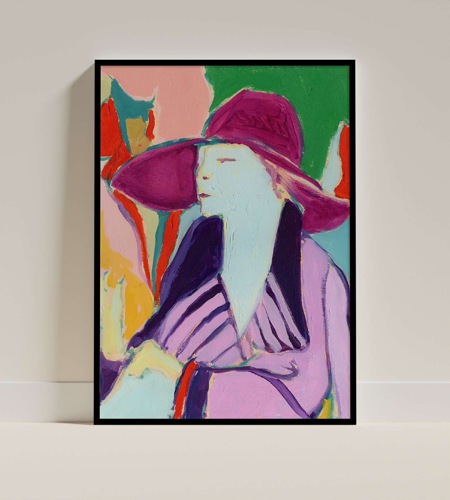 Lady and her hat