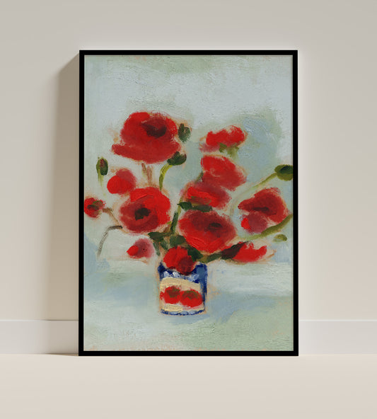 Can of flowers