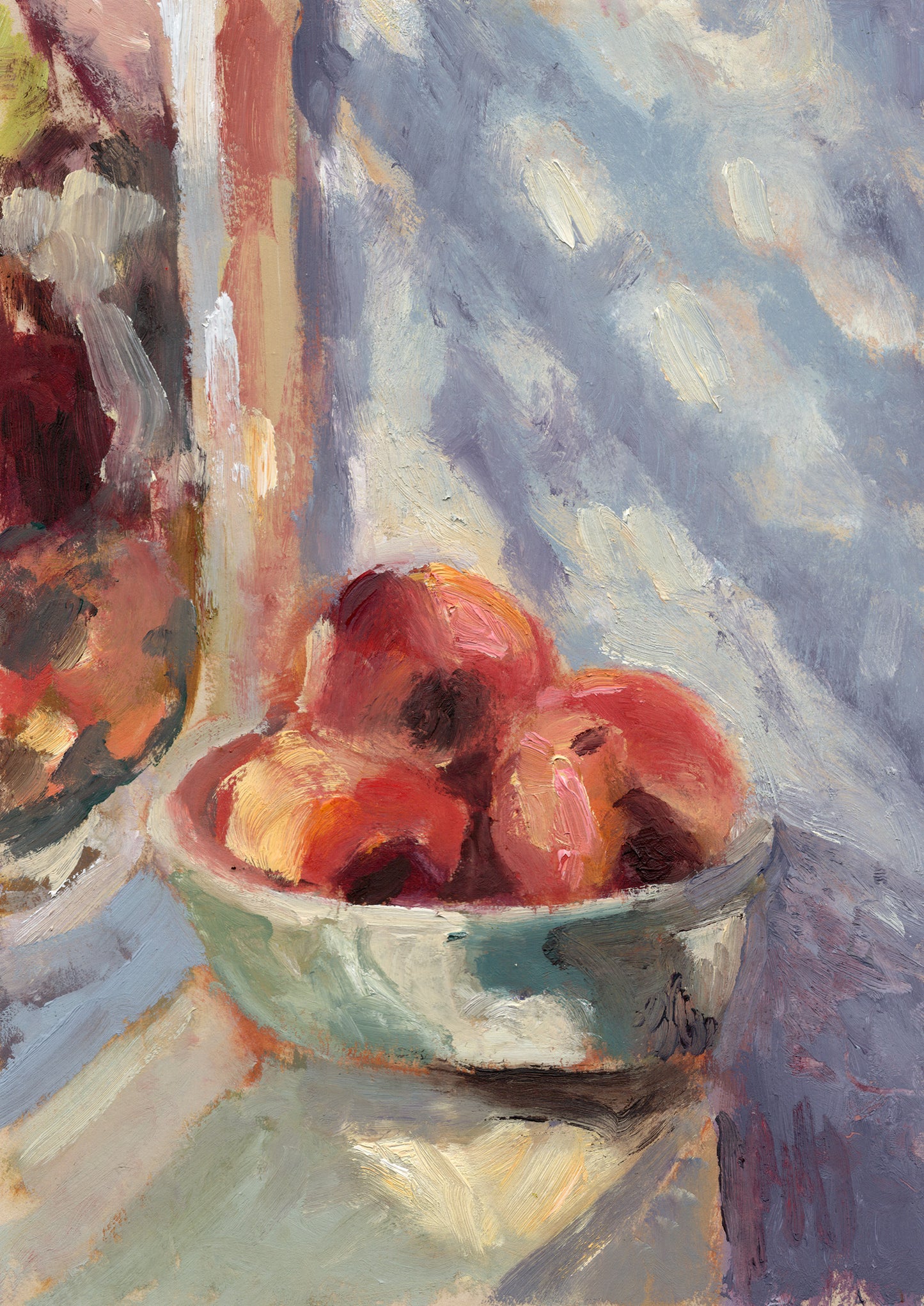 Peaches and peaches work on paper original