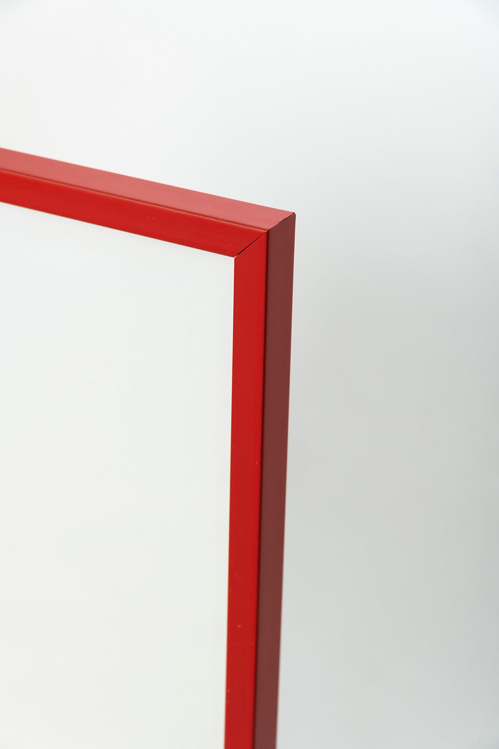 Red Frame with Plexiglass