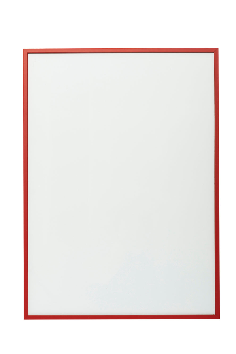 Red Frame with Plexiglass