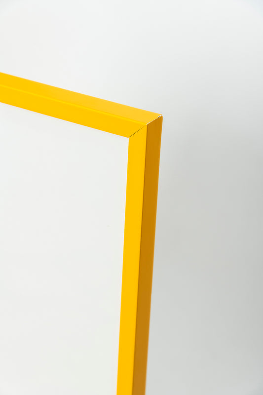 Yellow Frame with Plexiglass
